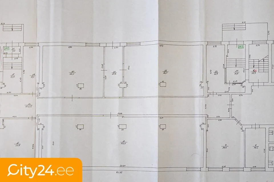 Plaan - Three-Storey Industrial Building with Large Plot in Riga