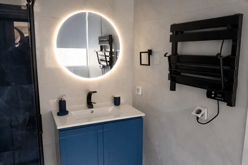 Salles de bain - Golden Visa Flat with Sea View in Piraeus