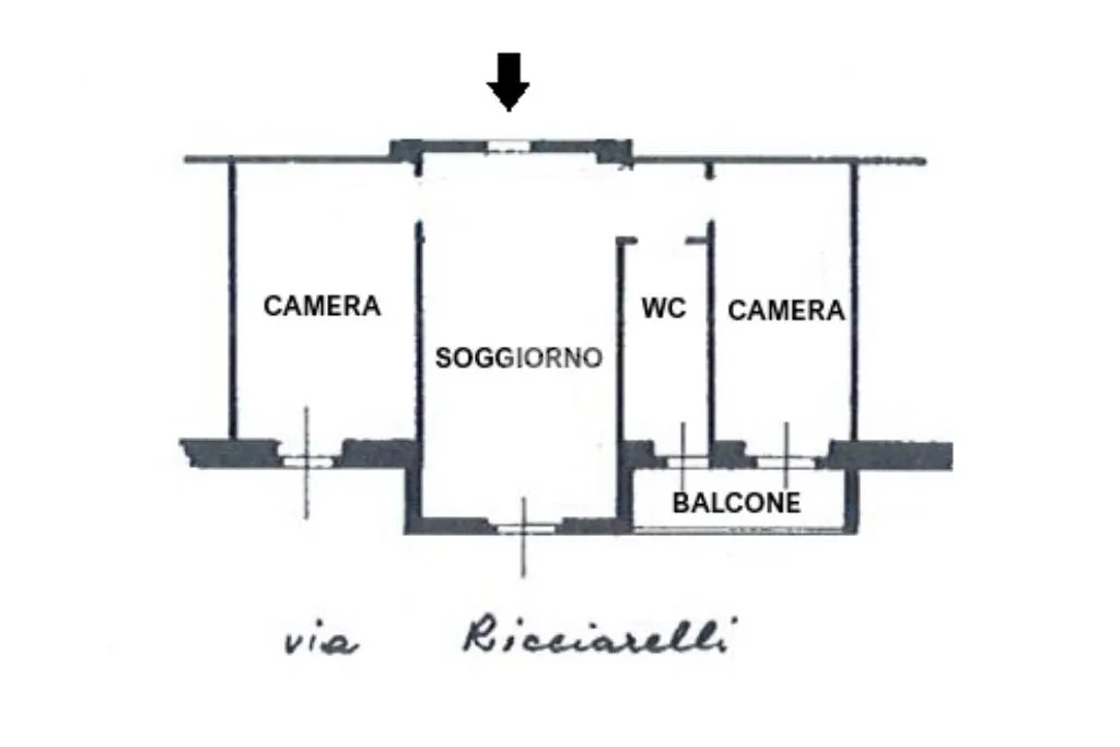 Plaan - Rearranged Triplex with Balcony in Milan