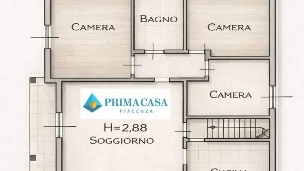 Plaan - Villa with Garden in Ponte Dell'Olio