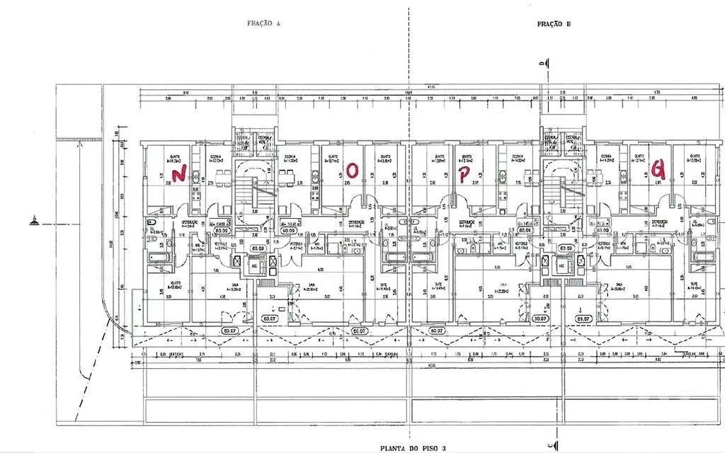 Plan - 3-Bedroom Flat with Balcony in Portimão