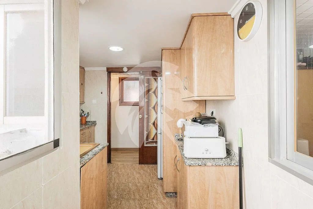 Köök - Apartment with Balcony in La Malvarrosa