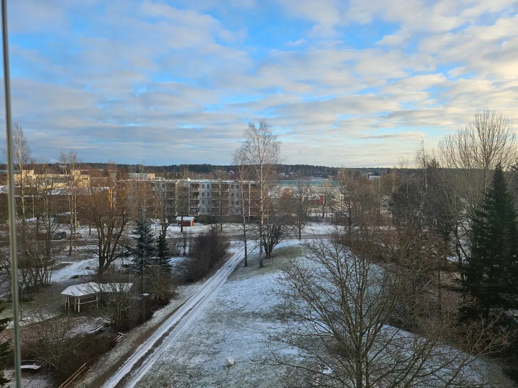 Balcon - Bright Apartment with East View in Imatra