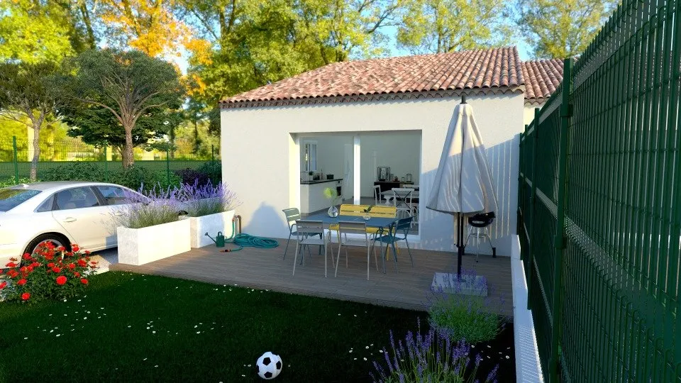 Planned Villa with Garden in Vidauban