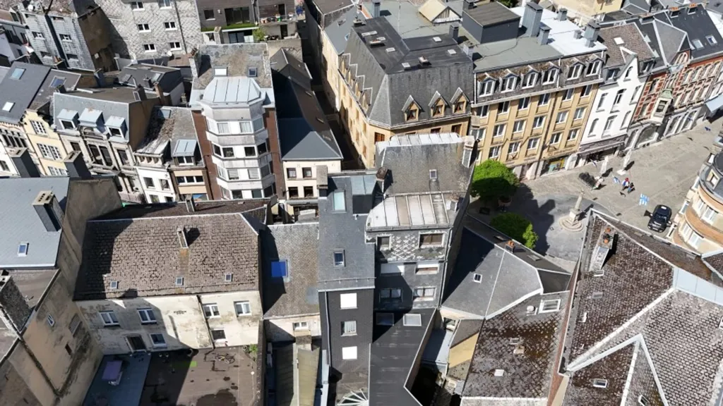Vue aérienne - Appartement au Centre Ville d'Arlon