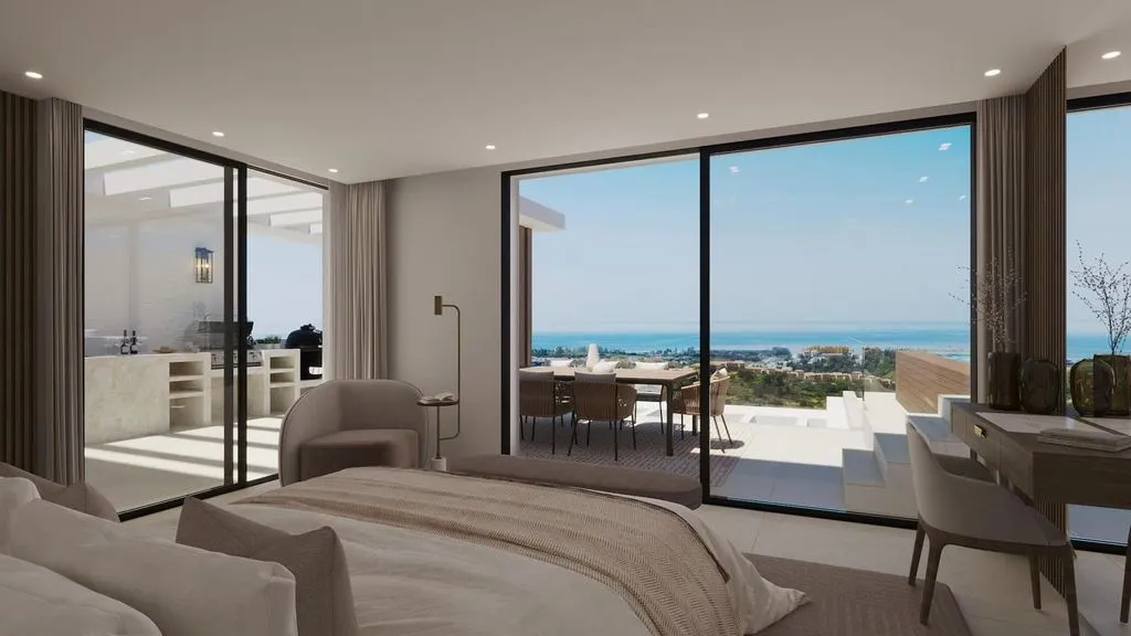 Chambres - Off-Plan Penthouse with Sea Views in Estepona