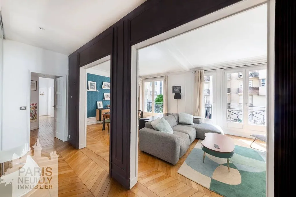 Séjour - Appartement de Luxe avec Ascenseur à Ternes