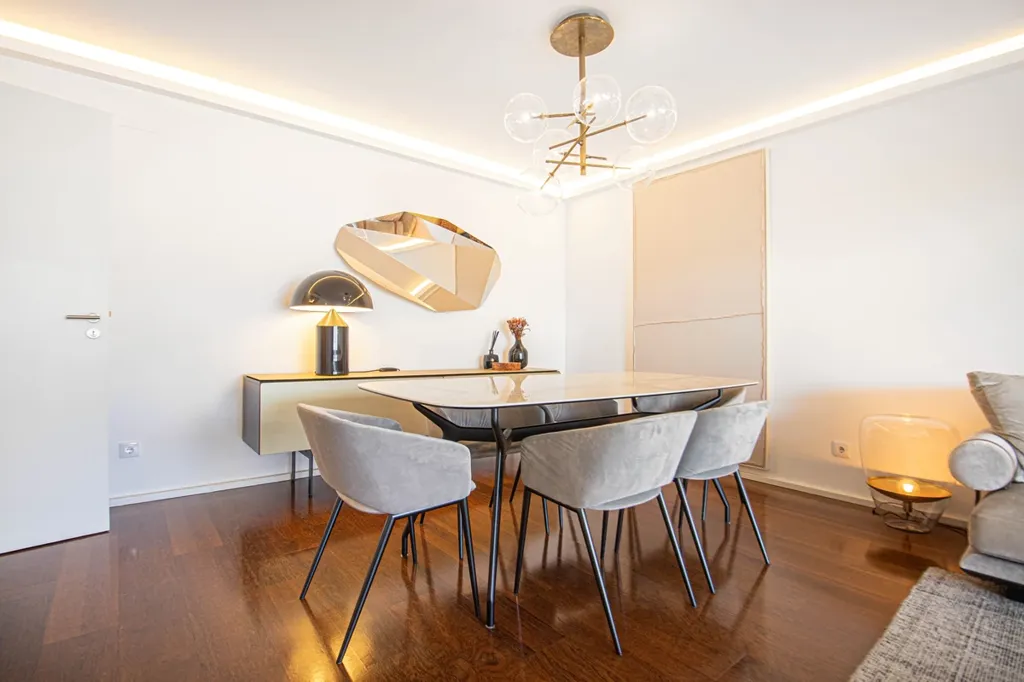 Salle à manger - 4 Bedroom Apartment with Pool in Alvalade, Lisbon