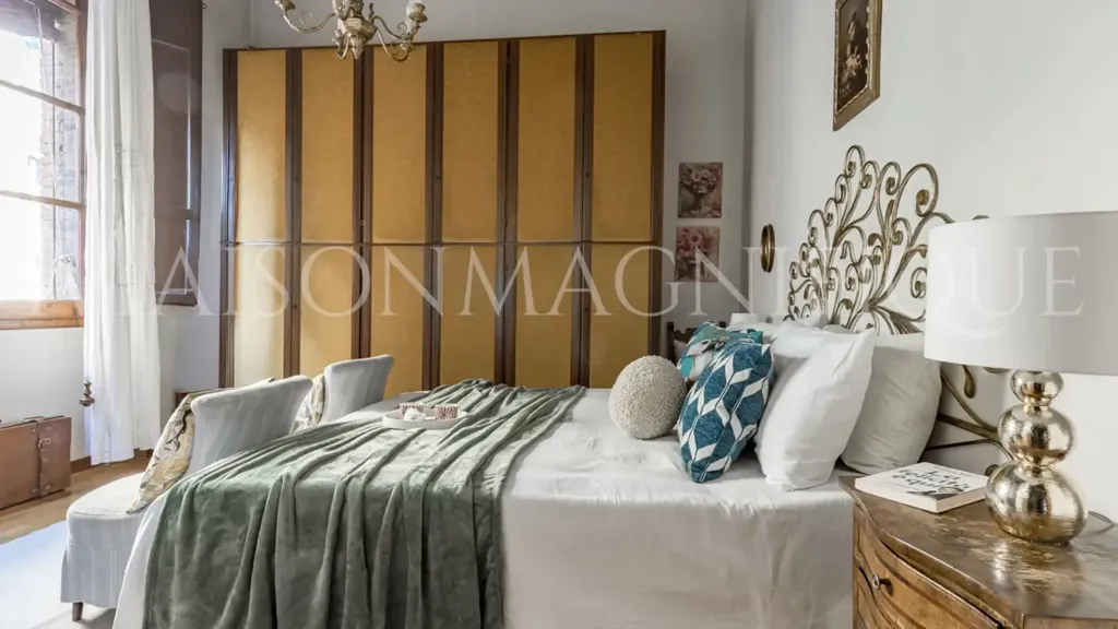 Bedrooms - Historic Apartment with Views in Bologna Centre
