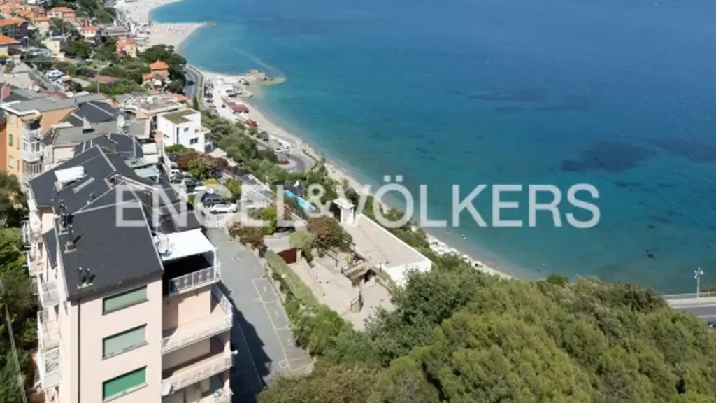 Vue aérienne - Sea View Apartment with Terrace in Bergeggi