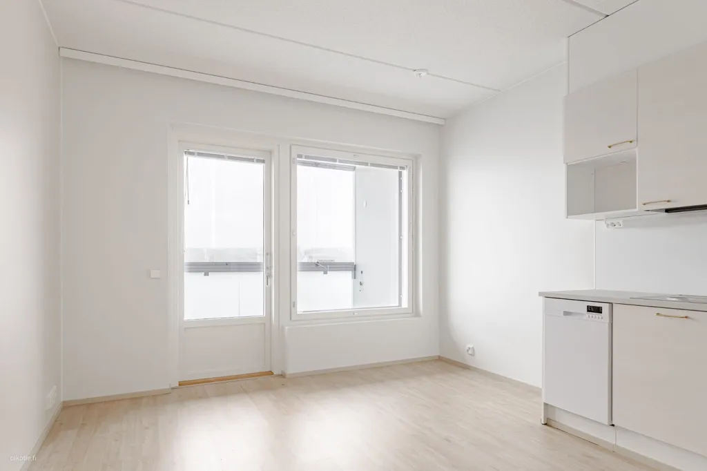Kitchen - Bright Penthouse with Balcony in Hämeenlinna