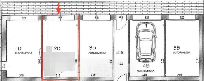 Plaan - Triplex with Terrace in Fossoli, Carpi