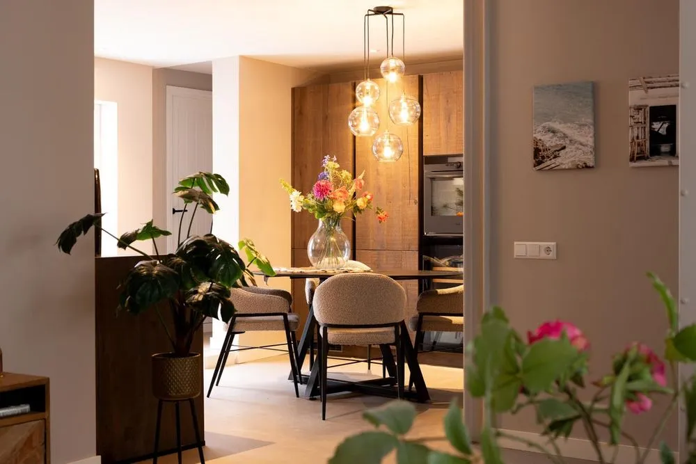 Dining Room - Restored House with Courtyard in Haarlem's Historic District