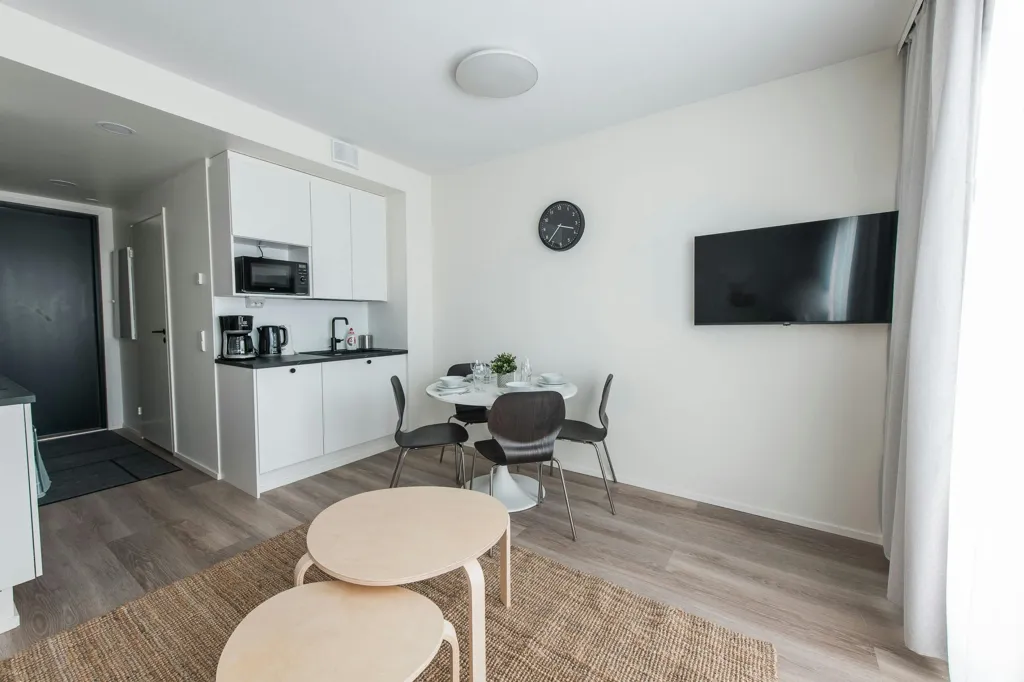 Soggiorno - 1-Bedroom Apartment with Parking in Vantaa
