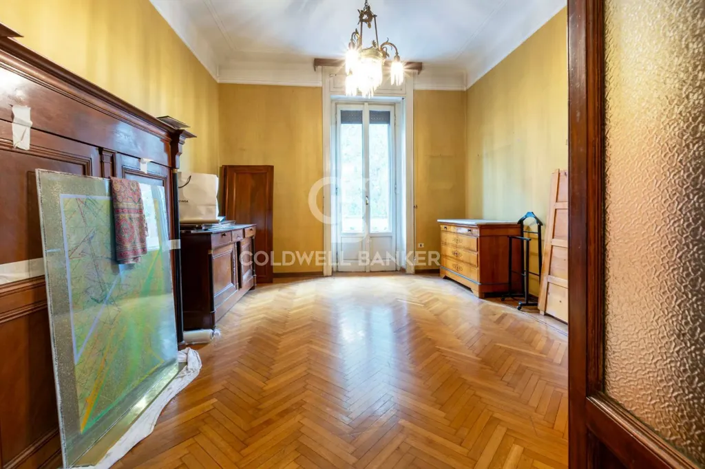 Living Room - Luxury Apartment with Piazza View in Milan