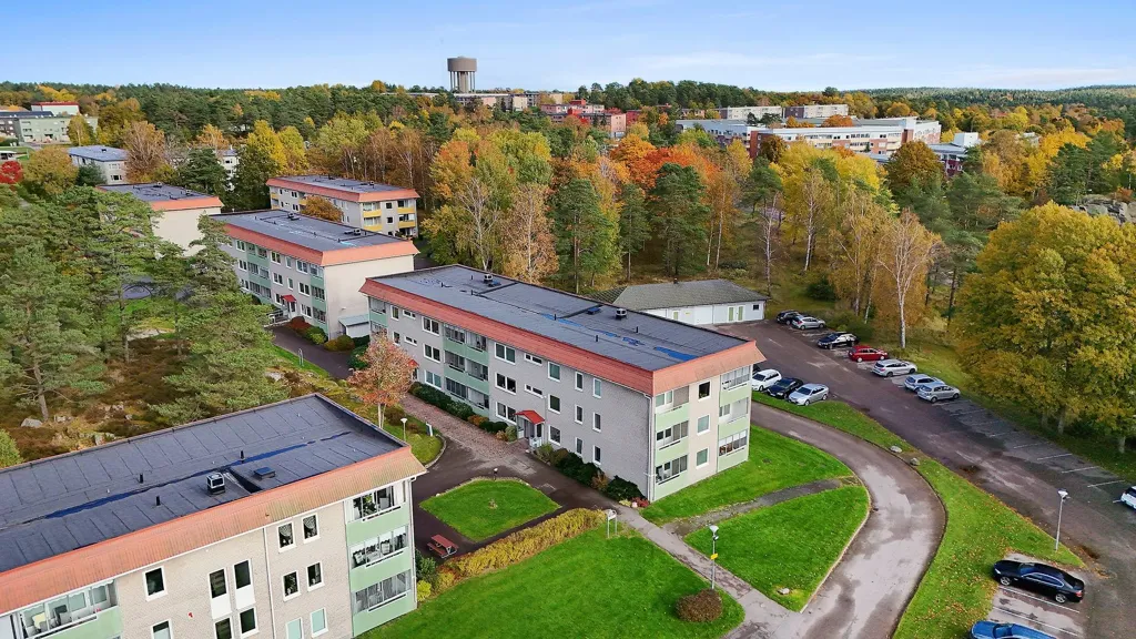 Õhuvaade - Renovated Flat with Balcony in Uddevalla