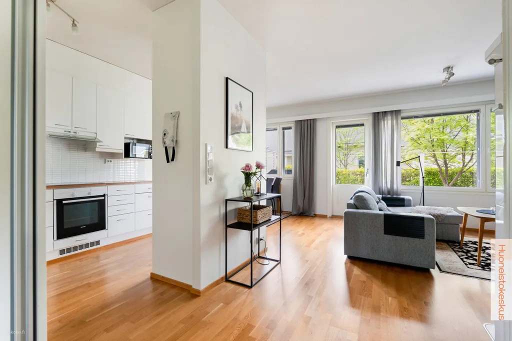 Living Room - Quiet Apartment with Garden in Joensuu