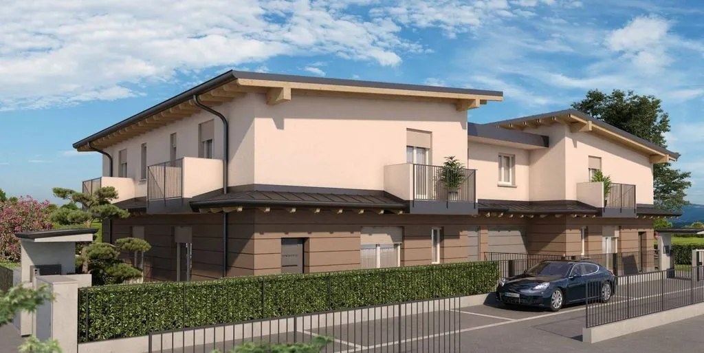 New Villa with Private Garden in Caravaggio