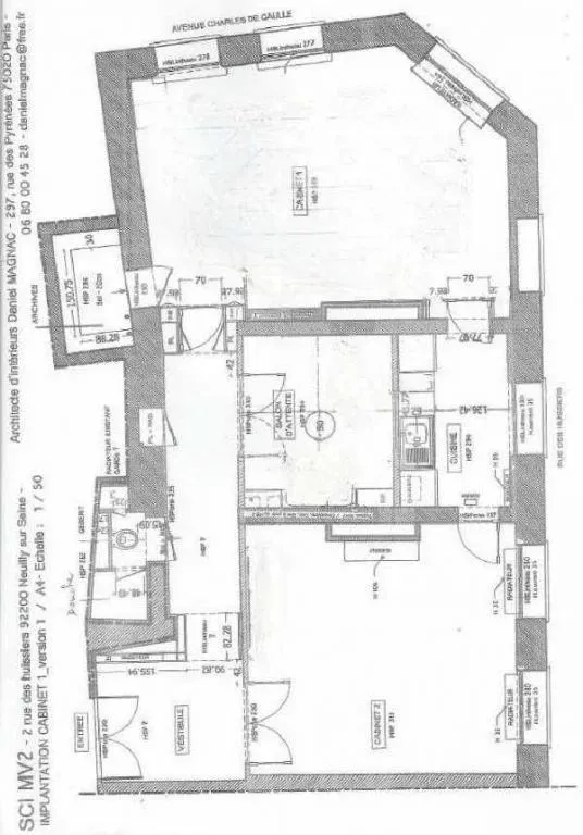Plan - Appartement de Prestige à Neuilly-sur-Seine