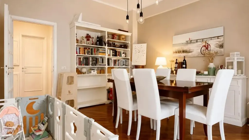 Sala da pranzo - Rustic-Finished Apartment with Terraces in Florence