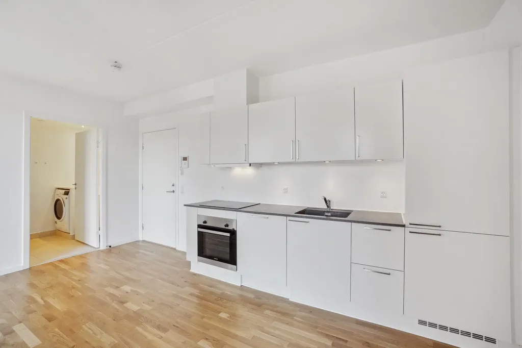 Cuisine - 1-Bedroom Flat with Balcony in Aarhus N