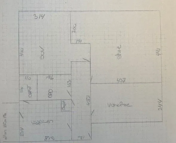 Planimetria - 3-Bed Flat with Balcony in Esbjerg
