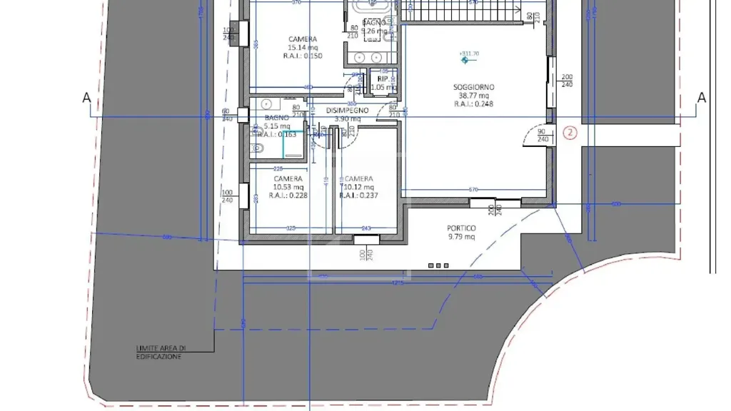 Plan - New Bifamiliare Villa in Valtenesi