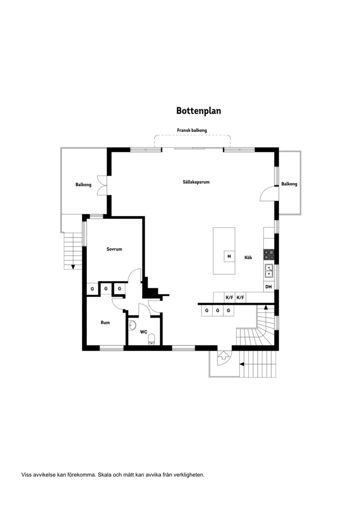 Floor Plan - Modern Apartment with Mälaren View in Mälarhöjden