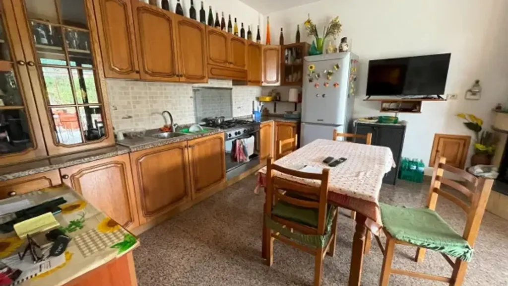 Köök - Rustic Apartment with Garden in Vrasi