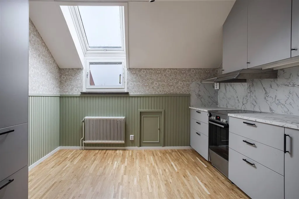 Köök - Charming Flat with Balcony in Granlo