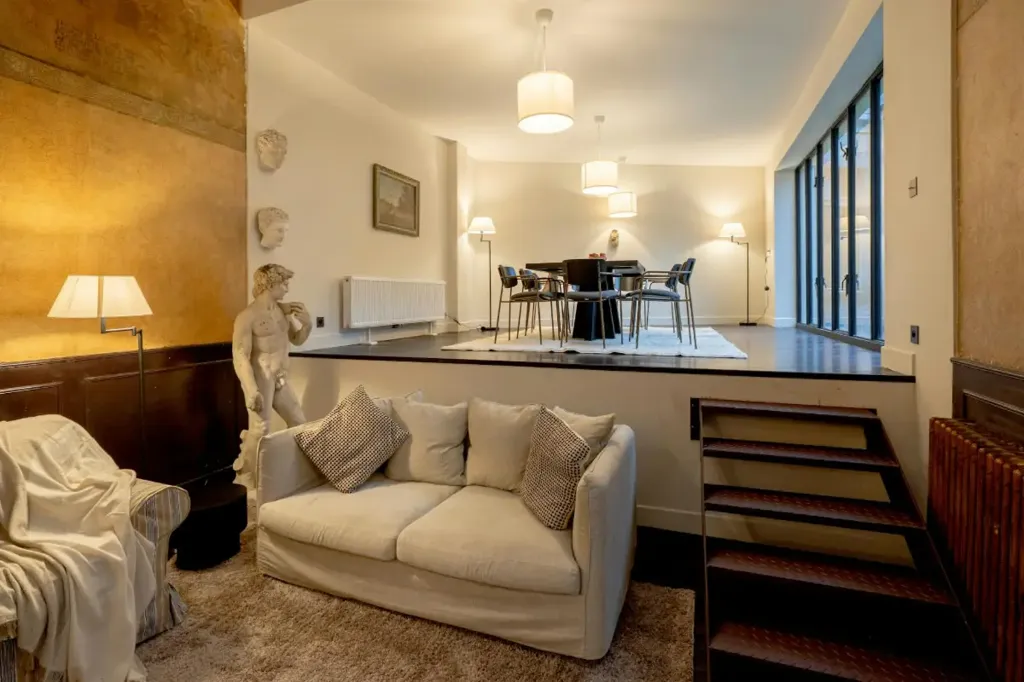 Living Room - Co-living Studio with Shared Amenities in Antwerp