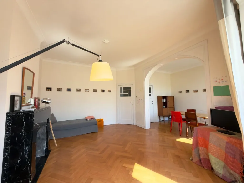 Séjour - Appartement Meublé avec Terrasse à Schaerbeek