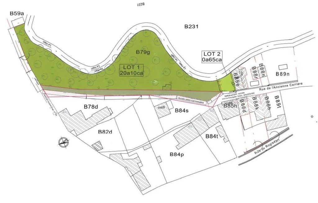 Terrain à Bâtir Sud-Est dans un Quartier Calme à Clabecq