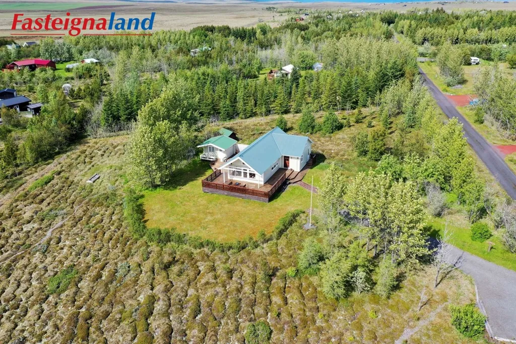 Õhuvaade - Summerhouse with Pool in Selfoss