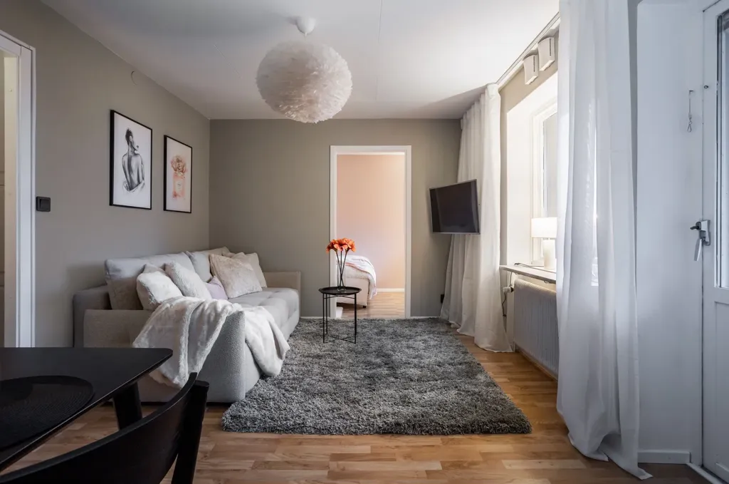 Séjour - Efficient Studio Flat with Balcony in Kvarnberget