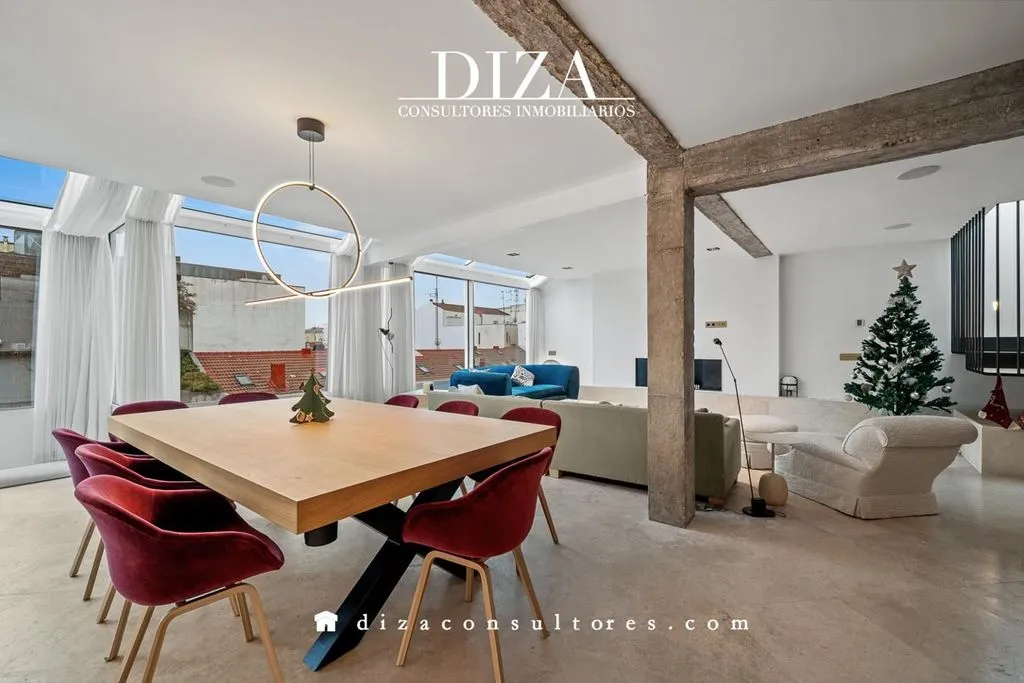 Salle à manger - Luxury Penthouse with Pool in Madrid