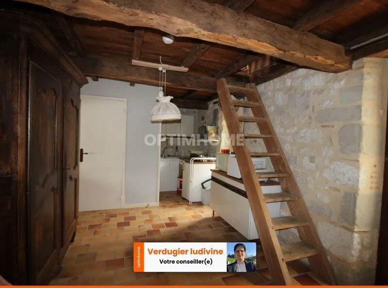 Cuisine - Maison en Pierre avec Piscine Couverte
