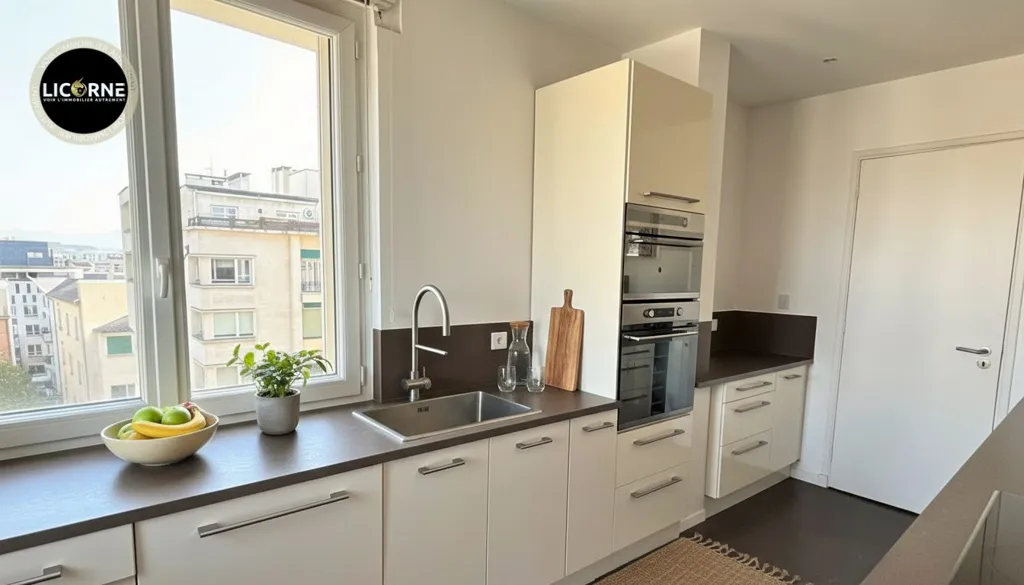 Köök - Luxury Apartment with Balcony in Marseille