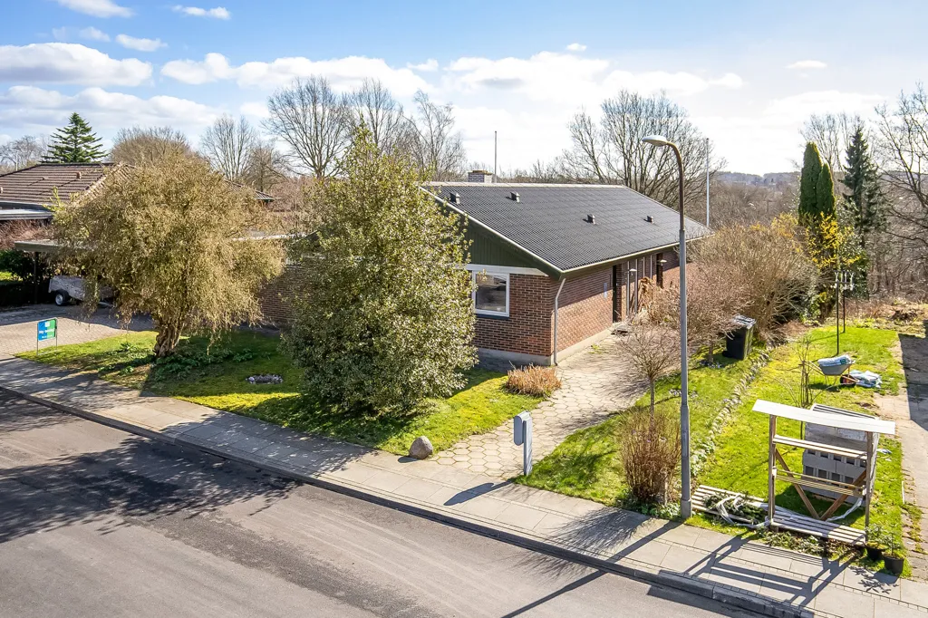 Vue aérienne - Maison 5 pièces à Børkop