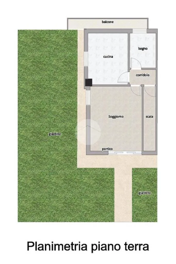 Floor Plan - Semi-Detached Villa with Garden in Rovato