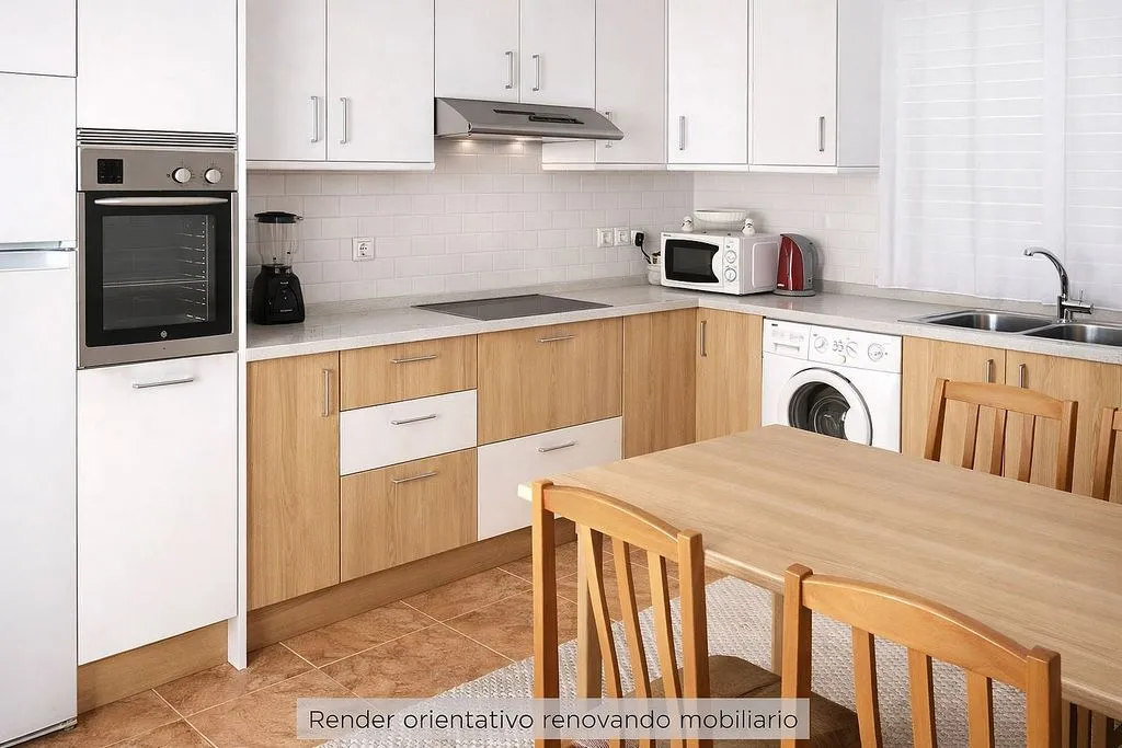 Cuisine - Apartment with Private Patio in Alhama Centre