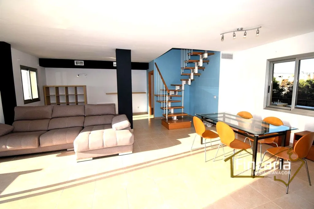 Séjour - Penthouse with Bay View in Carrer Penyes