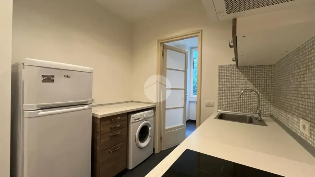 Köök - Spacious Apartment with Balcony in Milan