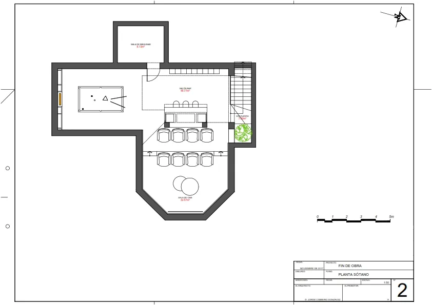 Plan - Contemporary Villa with Golf Views in Nueva Andalucía