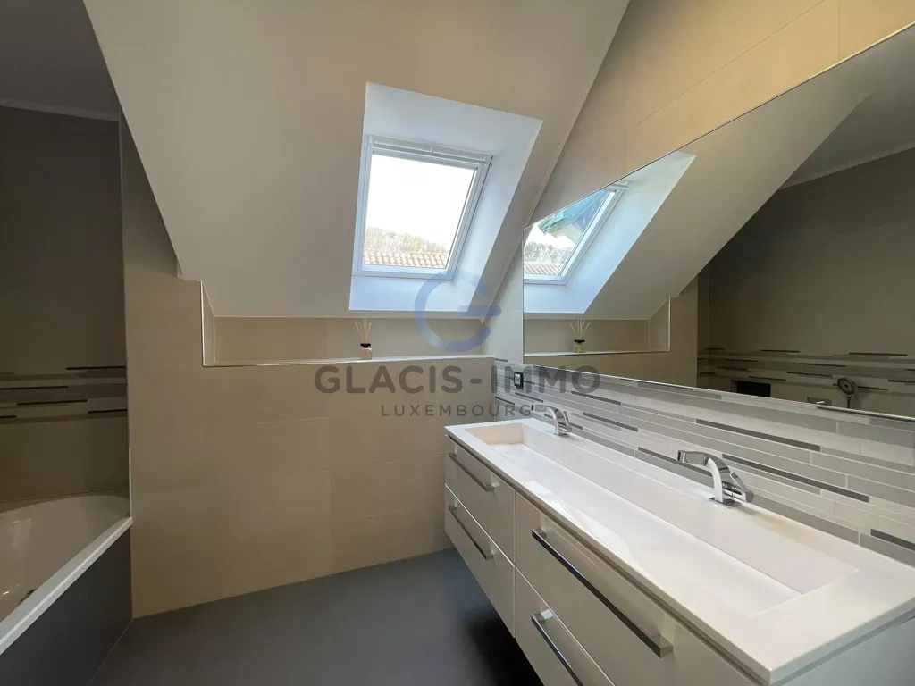 Bathrooms - Luxury Duplex with South Balcony in Dudelange
