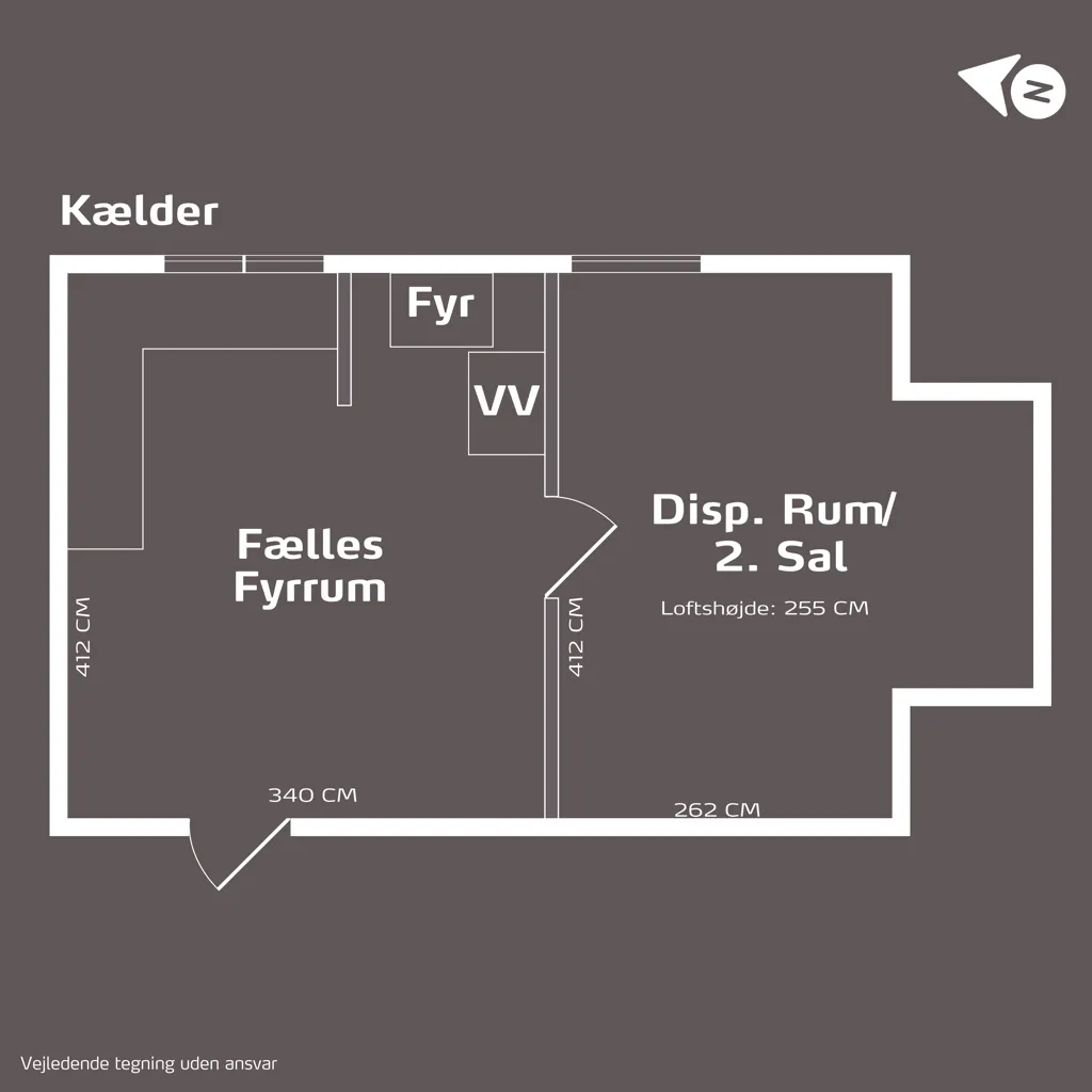 Plan - Modernised Townhouse with Coastal Access in Rungsted