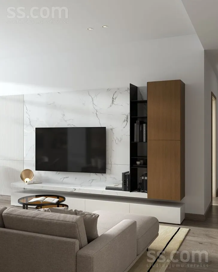 Séjour - Two-Bedroom Apartment with Park View in Dzintari