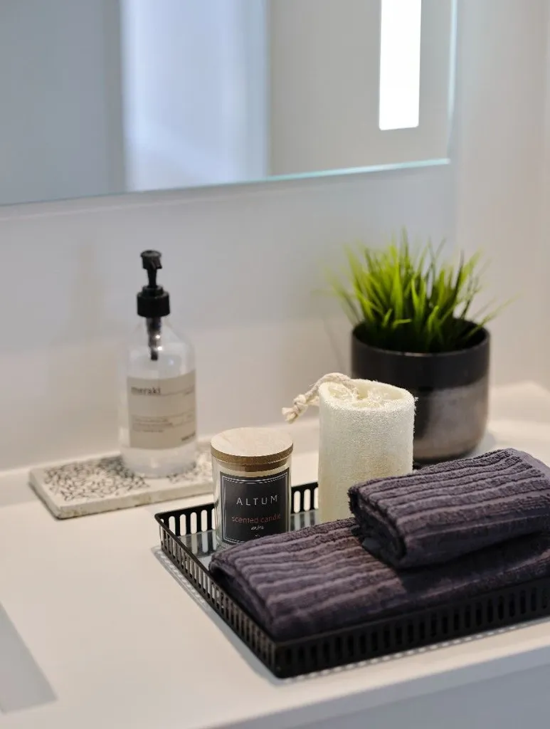 Bagni - Four-Room Apartment with Balcony in Hillerød