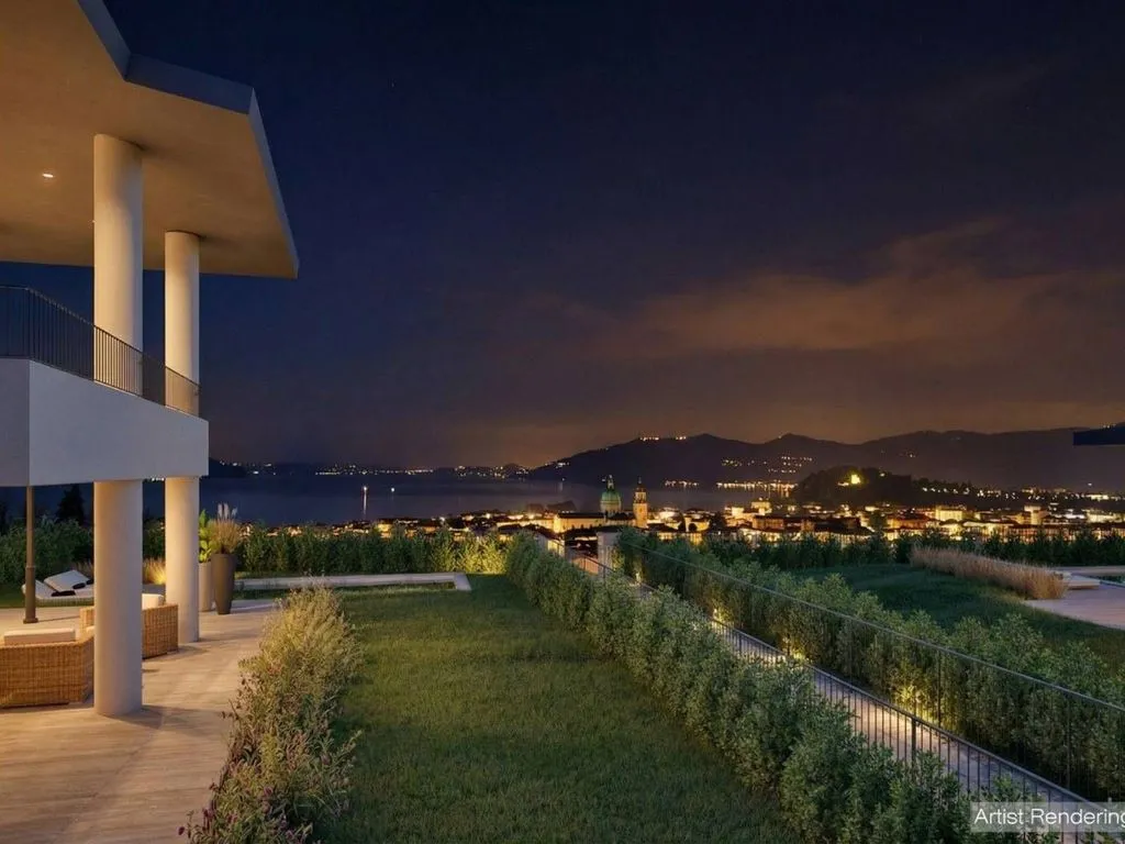 Terrace - Luxury Villa with Lake View in Verbania