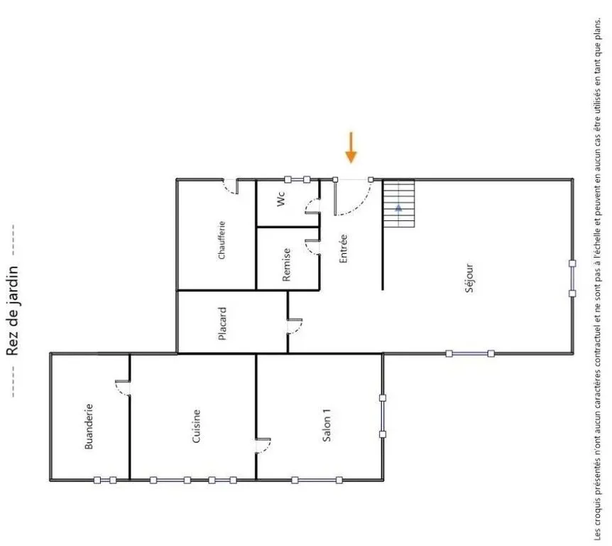 Floor Plan - Provençal House with Pool in Grasse